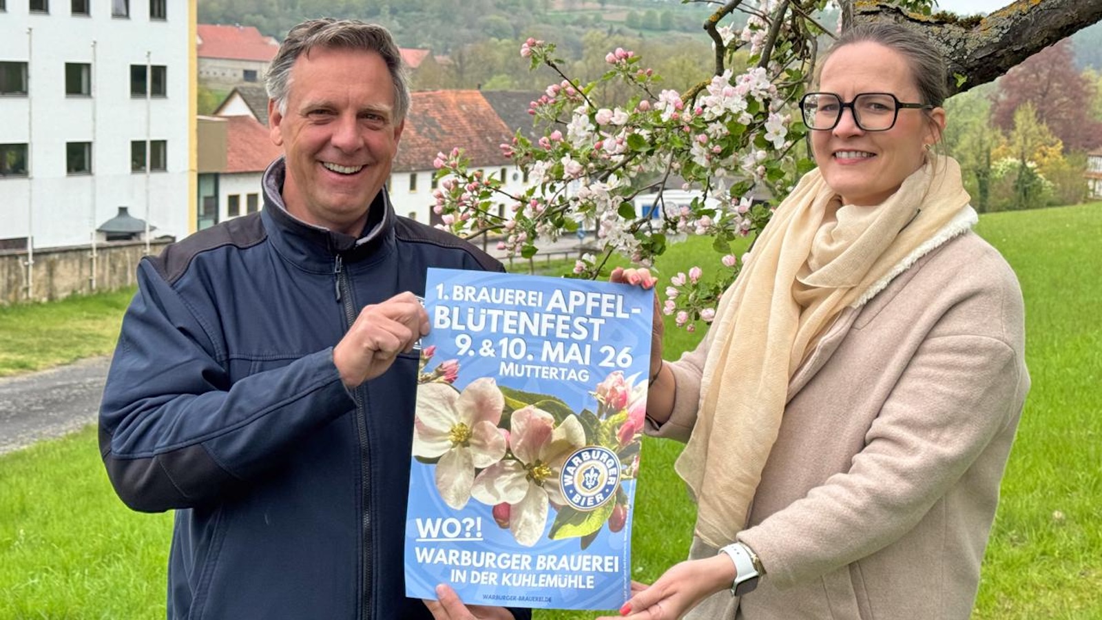 Apfelblütenfest an der Warburger Brauerei feiert Premiere