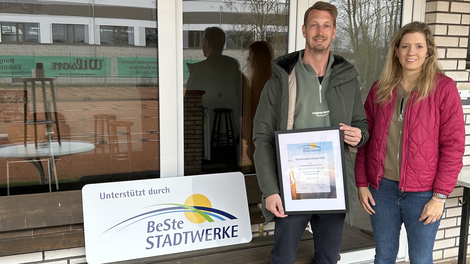 BeSte Stadtwerke unterstützen den Tennisclub Borgentreich e. V.