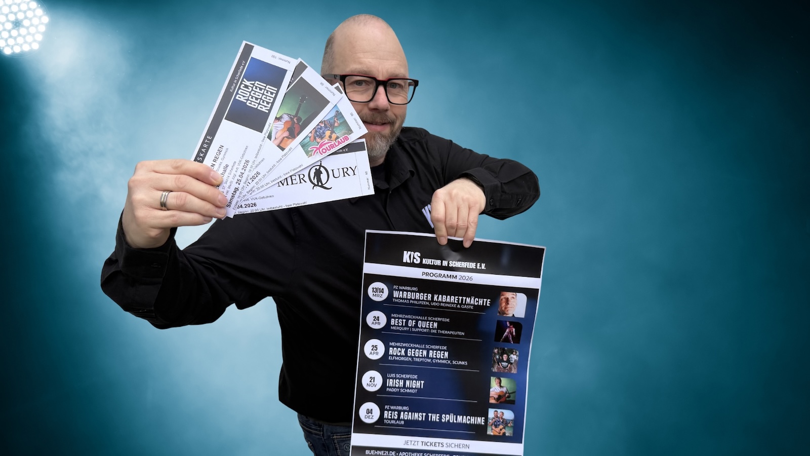 Kabarettnächte fast ausverkauft – Queen-Nacht und Rock gegen Regen starten in den Vorverkauf